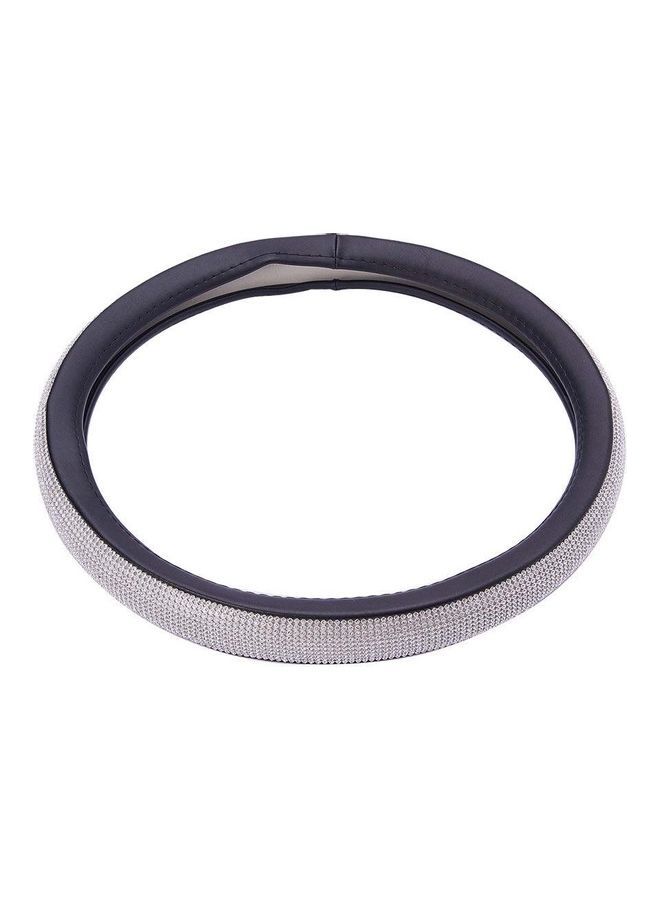 NIBEMINENT Novel Shinning Crystal Car Steering Wheel Cover - Image 1