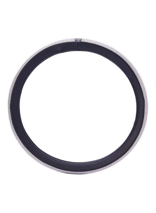 NIBEMINENT Novel Shinning Crystal Car Steering Wheel Cover - Image 2