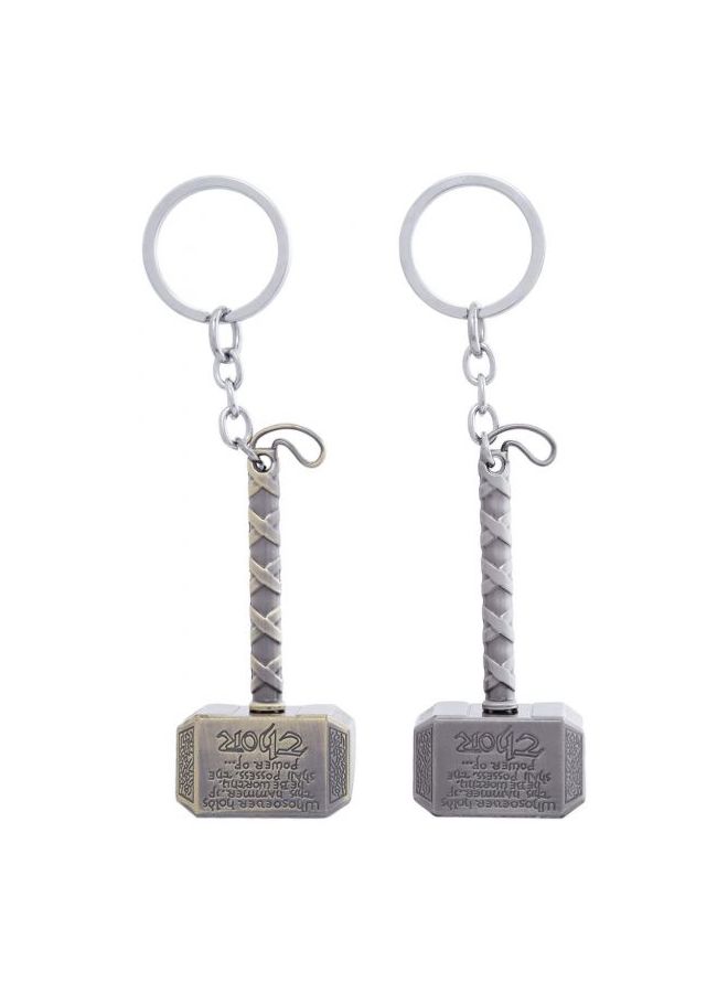 نيبمينينت Set Of 2 Zinc Incredible Hulk Hammer Keychain