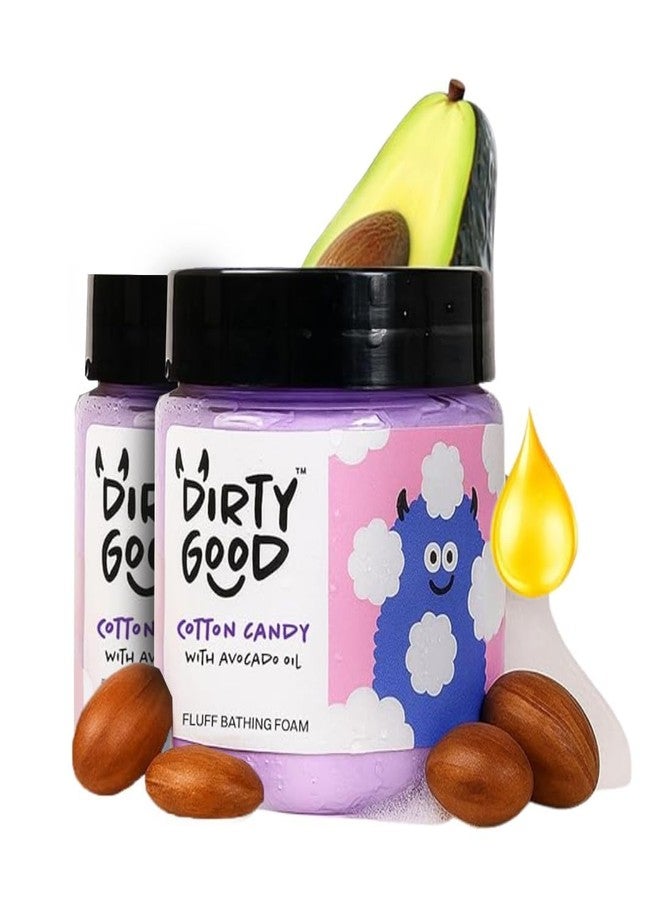 Dirty Good Kids Body Wash 150g – Cotton Candy - Pack Of 2| Bath Wash for Boys & Girls 3+ Years | Gentle & pH Balanced | Olive Oil & Shea Butter | Sulphate, Paraben & Phthalates Free - Image 1