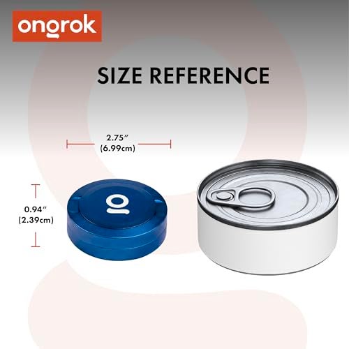 ONGROK ZPuck Zyn Metal Can, Aluminum Pouch, Airtight/Air Proof Storage Container, Preserve Flavor, Sleek and Portable Zyn Holder for Pouches & Small Essentials (Black) - Image 2