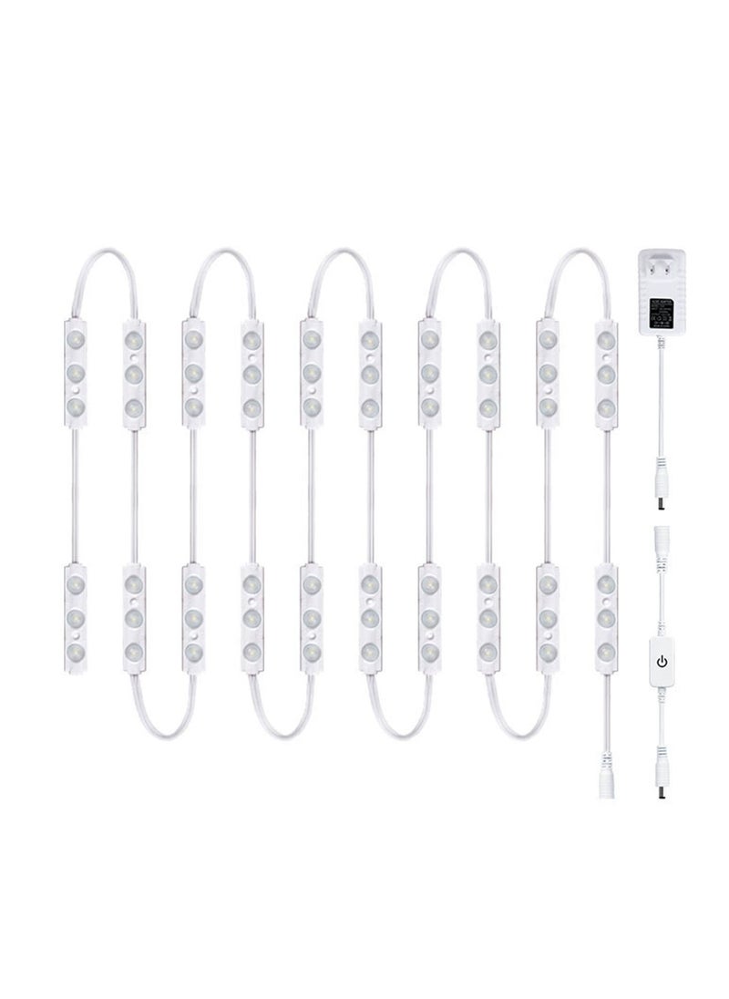 Aookay Hollywood Style Vanity Make Up Light, Led Vanity Mirror Lights, Ultra Bright White LED, Dimmable Touch Control Lights Strip, for Makeup Vanity Table & Bathroom Mirror (JY-V20)  - Image 2