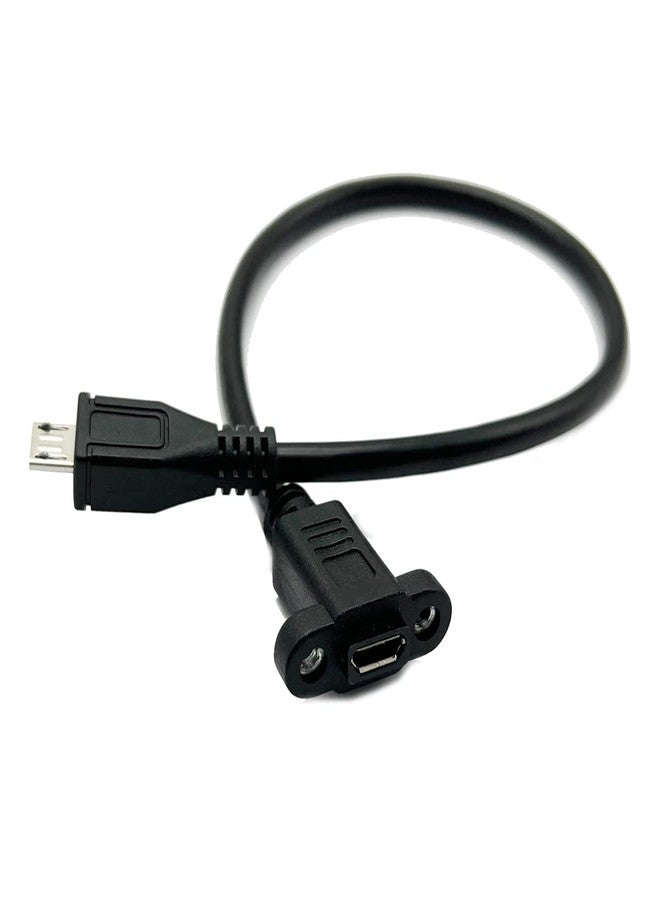 Seadream Micro B Male to Micro B Female Cable 2Pack Micro USB Male to Female Extension Panel Mount Cable - Image 3