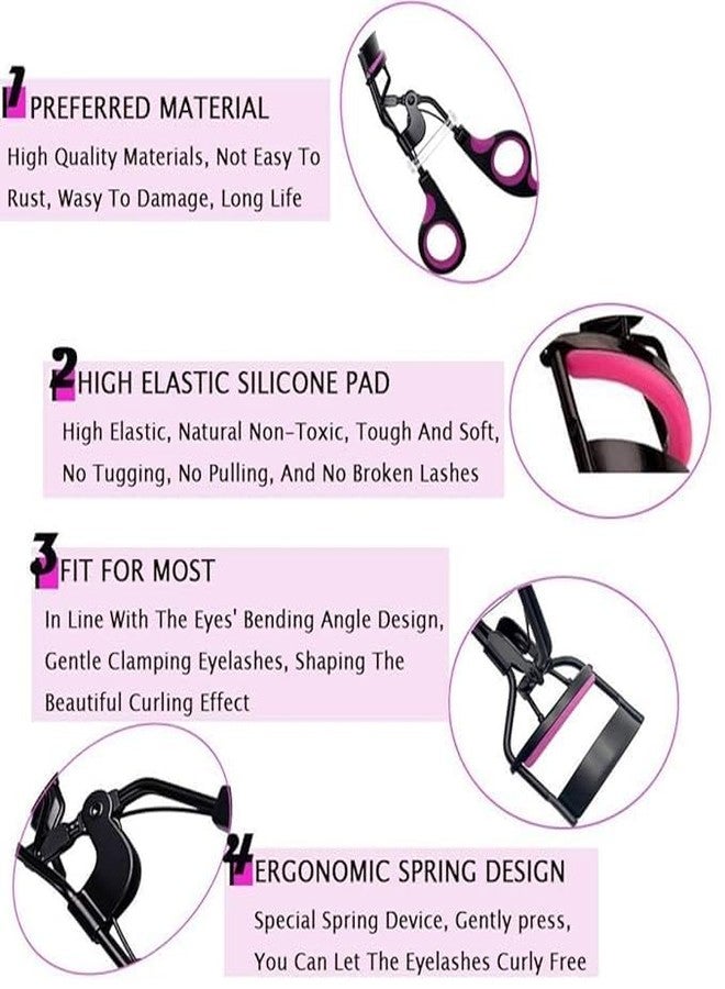 banira Eyelash Curler for Women, No Pinching or Pulling, Long Lasting Lash Curler Fit All Eye Shapes, Professionally Designed Eyelashes Curler (1Pc) - Image 5