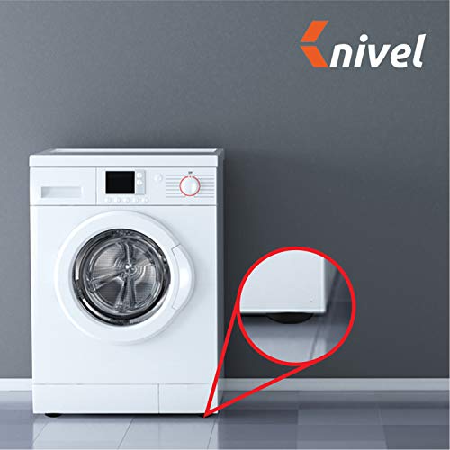 Knivel Washing Machine Foot Pads for Anti-vibration and Anti-Walk | Washer and Dryer Anti Slip Mat with Rubber Technology | Ideal for Vibration Reduction and Shock Absorber | Rubber Isolation Feet Set of 4 - Image 5