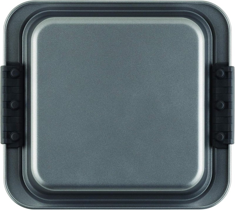 Anolon Advanced Nonstick Baking Pan / Nonstick Cake Pan, Square - 9 Inch, Gray - Image 3
