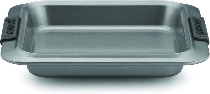 Anolon Advanced Nonstick Baking Pan / Nonstick Cake Pan, Square - 9 Inch, Gray - Image 1