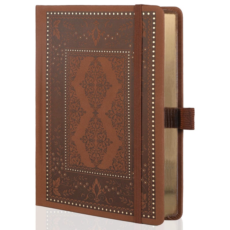 TIEFOSSI Dot Journals for Women Men, Dot Journals for Writing Women, 160gsm Thick Paper, 190 Numbered Pages, for Planner Organization - Image 1