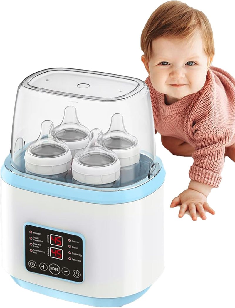 Sterilizer Baby Bottle and Sterilizer 8-in-1 with LCD Touch and Remote, 24H Constant Temperature, Auto Shut-Off, Fast Milk Heating, Steam Sterilization for Breastmilk, Formula, Baby Food - Image 1
