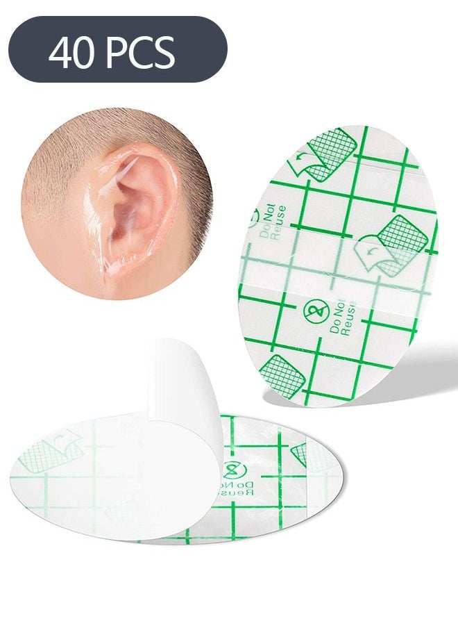 Ant 40-Piece Baby Waterproof Ear Stickers, Baby Waterproof Ear Protector, Newborn Ear Protection for Swimming Showering Surfing Snorkeling and Other Water Sports Kids Size  - Image 1
