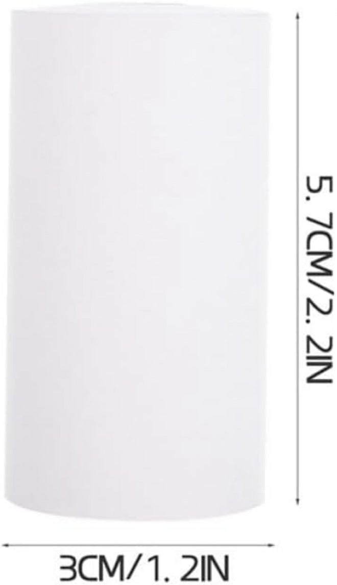 DOITOOL 10 Rolls Thermal Paper Roll 57x25mm Thermal Cash Register Paper for Pos Receipt Printing, Compatible with Credit Card Machines and Retail Stores - Image 2