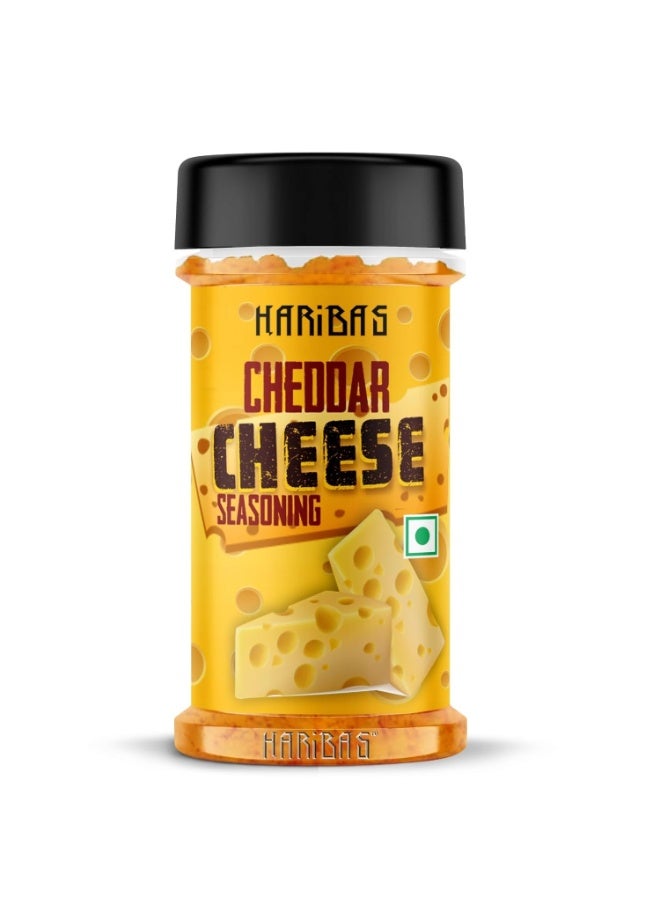 HARIBAS Cheddar Cheese Powder Seasoning 50gm for Popcorn (All Purpose Seasoning) Pasta, Pizza, Fries & Vegetables - Image 3