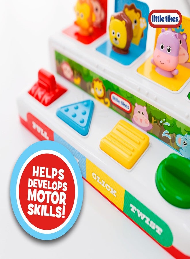 لولي بوب لعبة لولي بوب ليتل تايكس بوب آند بلاي بالز - لعبة حركة منبثقة للأطفال الصغار - اسحب، ادفع، انقر، لف - لتنمية المهارات الحركية والاستكشاف، لعبة مونتيسوري التعليمية - Image 5