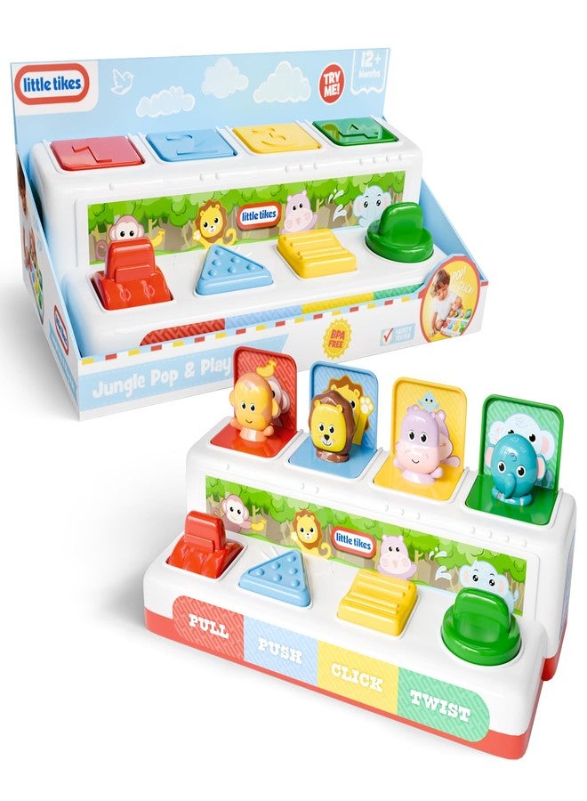 لولي بوب لعبة لولي بوب ليتل تايكس بوب آند بلاي بالز - لعبة حركة منبثقة للأطفال الصغار - اسحب، ادفع، انقر، لف - لتنمية المهارات الحركية والاستكشاف، لعبة مونتيسوري التعليمية - Image 1