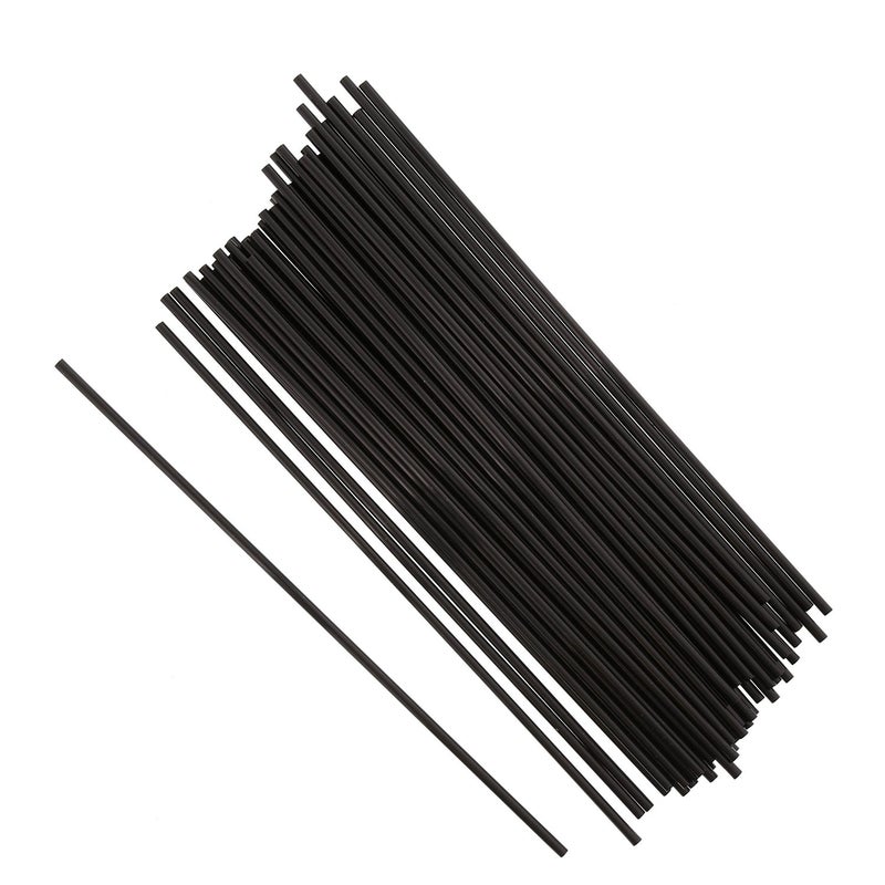 Royal 7.5" Black Sip Straw, Package of 1000 - Image 4