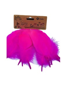 ITALO 11 Pcs Feathers Crafts Goose Feathers for DIY Earrings Craft For Home Wedding Baby Shower Decorations Pink  - Image 4