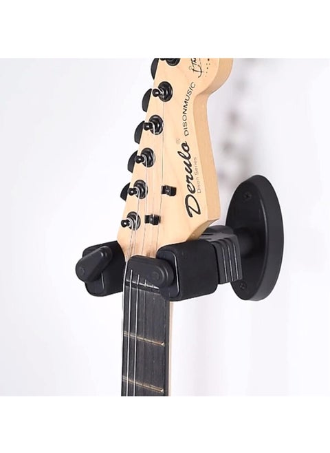 Guitar Wall Mount, with Auto Gravity Sensing Lock Bass Hook Hanger Wall Bracket Portable Instrument Support for Guitar, Bass, Mandolins Multiple Musical Instruments
