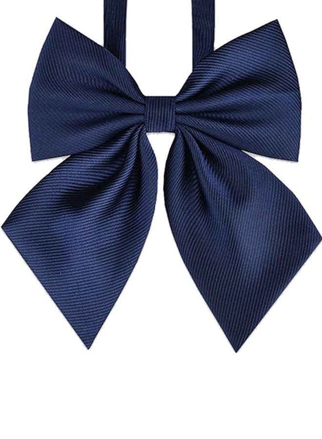 HAWAWA 4pcs Women Pre-tied Bow Ties with Adjustable Strap Bowknot Neckties for Women Costume Accessory - Image 3