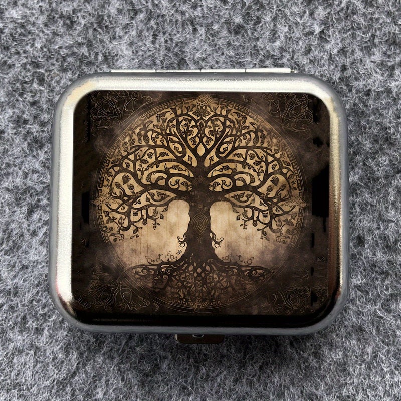 Life Tree Metal Car Ashtray Mixed Color Portable Durable Creative Design Gift for Smokers Fit All Vehicles - Image 4