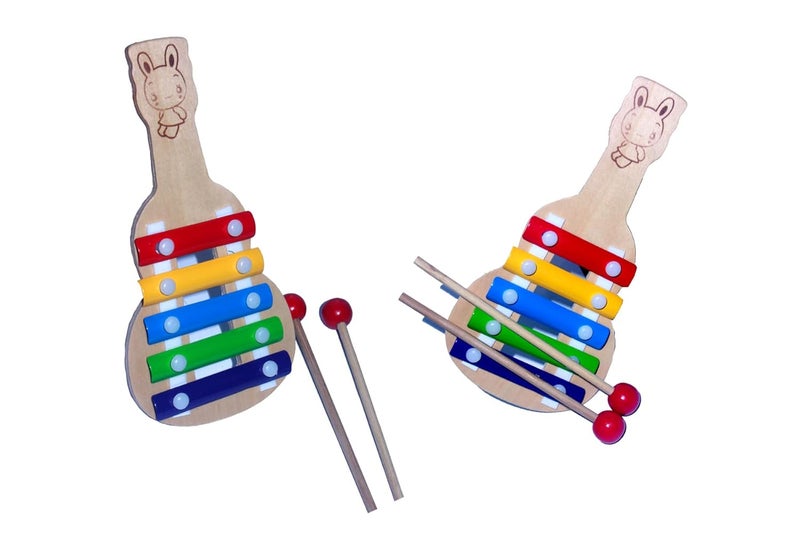 VNM Wooden Xylophone for Kids – Colourful and Safe Musical Instrument, Perfect for Encouraging Creativity, Imagination, and Learning from 6 Months! - Image 3