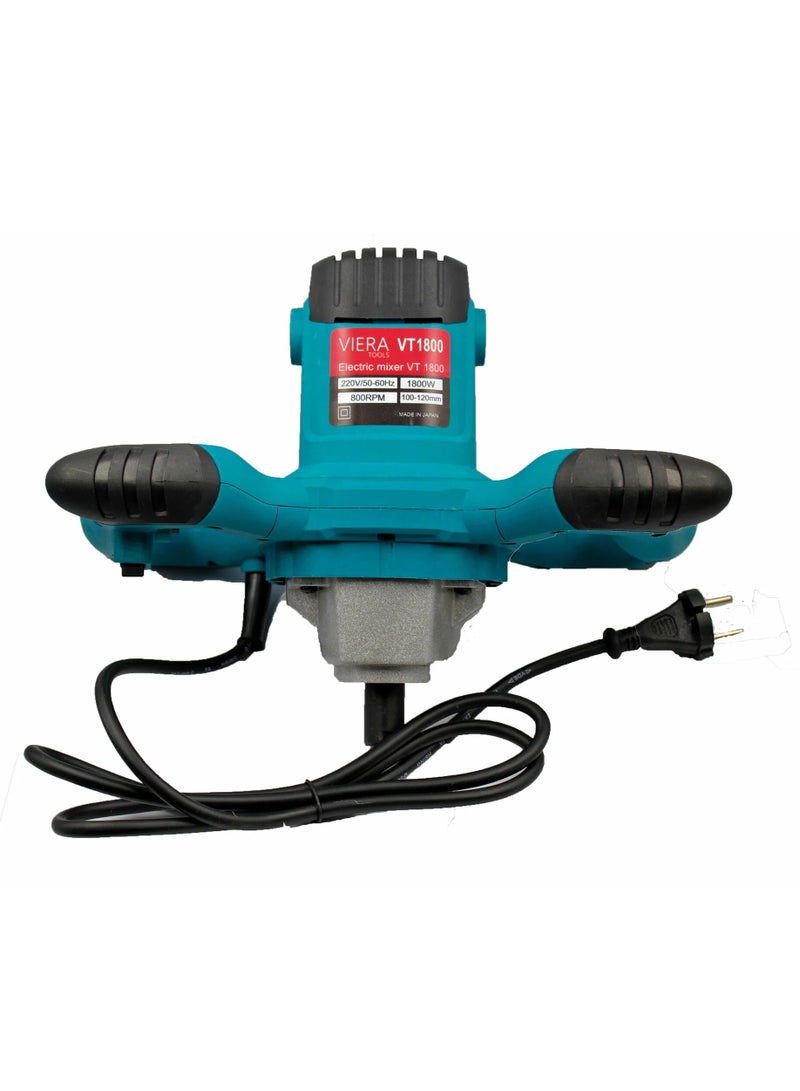 UT01800 Electric Paddle Mixer 100 to 120 mm Dual Handle for Paint Mortar and Adhesive - Image 2