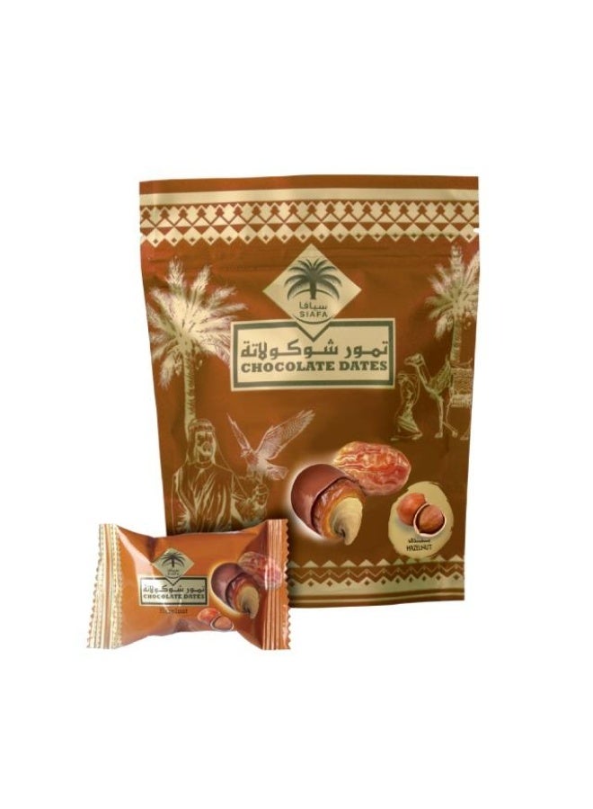 Chocolate Dates With Hazelnut - 100g