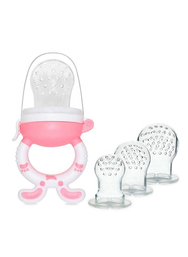 شيكو هاية لتغذية الفاكهة للأطفال (شيكو) ( عضاضة فواكه ) – مغذي طعام طازج + 2 غيار اضافى - Image 1