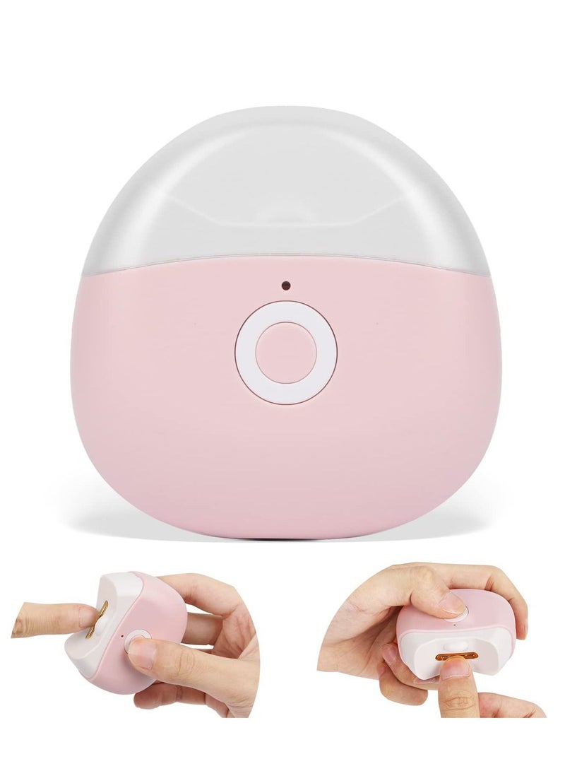 Excefore Automatic Electric Nail Clippe, USB Rechargeable Safety Fingernail Trimmer with LED Light & 2 Speeds with Nail Scraps Storage for Baby, Kids, Seniors and Adult - Image 1