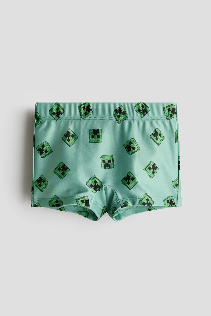 اتش اند ام سروال سباحة داخلي بطبعات