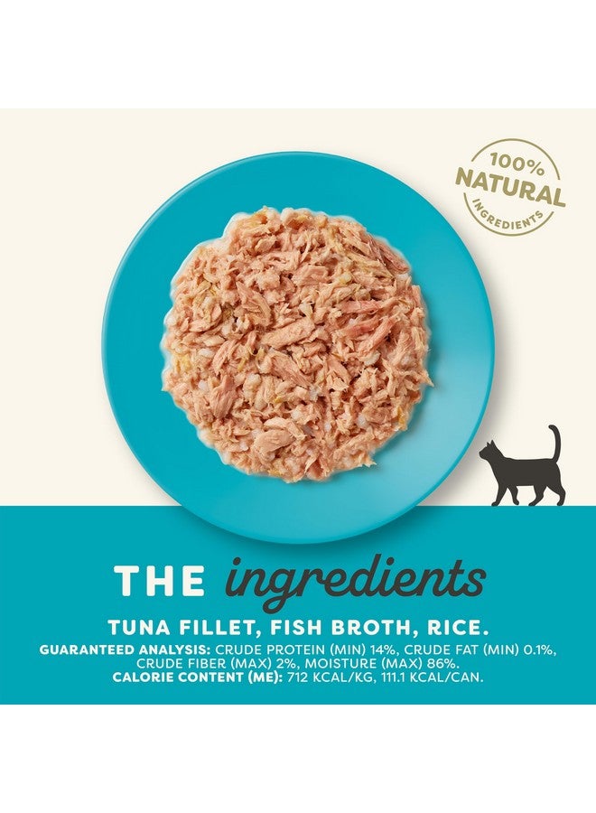 آبلاوس طعام قطط رطب طبيعي، 24 قطعة، طعام قطط رطب معلب بكمية محدودة، شرائح تونة في مرق، علب 5.5 أونصة - Image 3