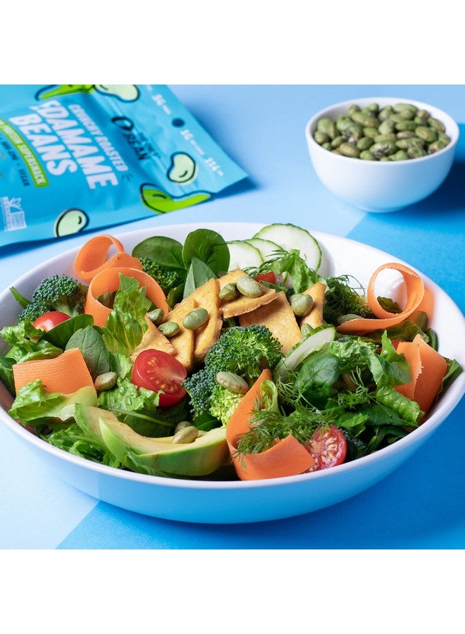 The Only Bean Crunchy Dry Roasted Edamame Snacks (Sea Salt), Keto Snack Food, High Protein (11g) Healthy Snacks, Low Carb Gluten Free Office Vegan Food 100 Calorie Snack Pack, 0.9oz 10 Pack - Image 4