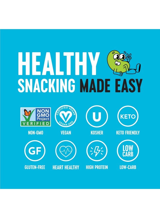 The Only Bean Crunchy Dry Roasted Edamame Snacks (Sea Salt), Keto Snack Food, High Protein (11g) Healthy Snacks, Low Carb Gluten Free Office Vegan Food 100 Calorie Snack Pack, 0.9oz 10 Pack - Image 5