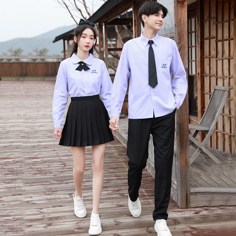 Thai School Uniform Graduation Season Shirt Uniform Junior High School Chorus Campus Performance Sports Meeting Preppy Class Uniform Jk Suit - Image 4