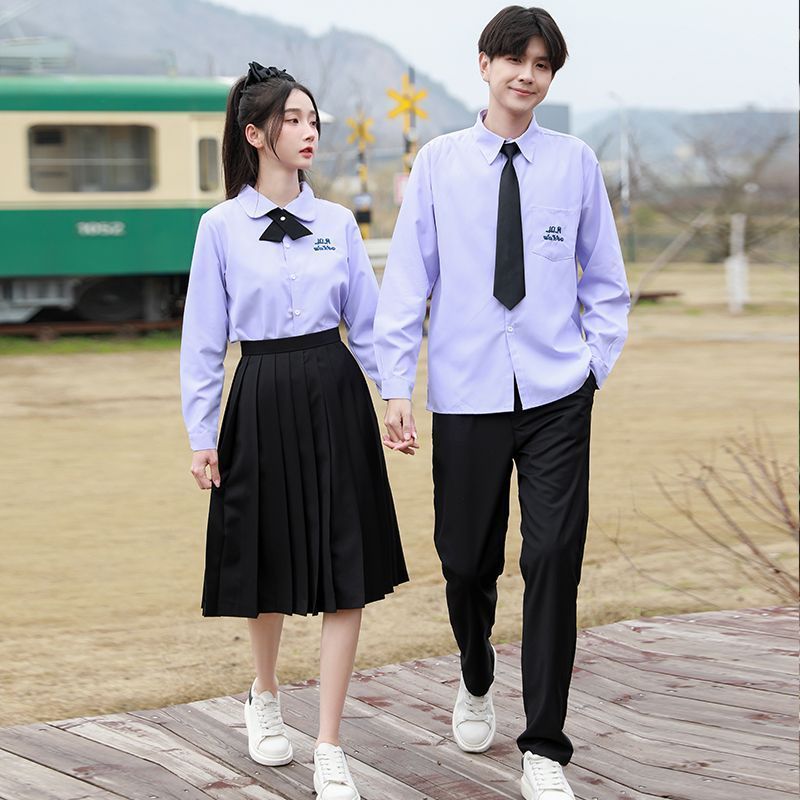 Thai School Uniform Graduation Season Shirt Uniform Junior High School Chorus Campus Performance Sports Meeting Preppy Class Uniform Jk Suit - Image 5