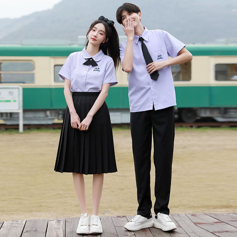 Thai School Uniform Graduation Season Shirt Uniform Junior High School Chorus Campus Performance Sports Meeting Preppy Class Uniform Jk Suit - Image 3