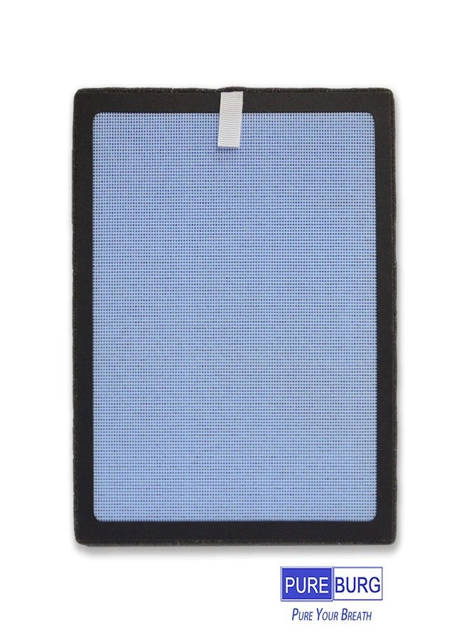 PUREBURG فلاتر بديلة من بيوربيرغ متوافقة مع أجهزة تنقية الهواء YIOU R1 P1802 و Elechomes P1801، عبوة من قطعتين، فلتر H13 حقيقي بتقنية HEPA وكربون نشط، نظام ترشيح ثلاثي المراحل 2 في 1 - Image 3