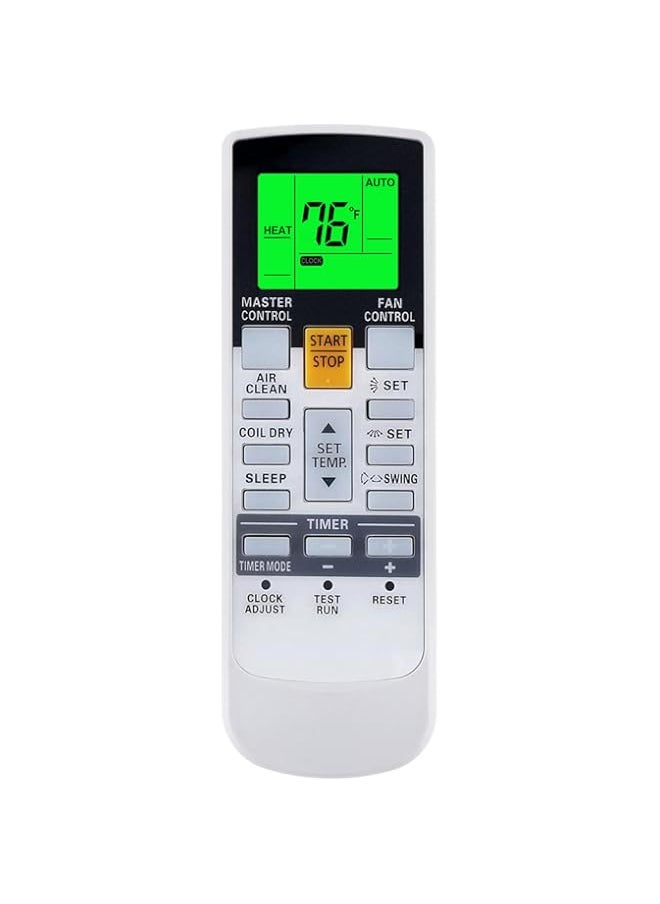 YING RAY Replacement for Fujitsu Air Conditioner Remote Control for Model ASU7RLF1 ARU7RLF ASU9RLF1 ASU12RLF1 ASU9RL2 ASU12RL2 ASU9RLS ASU12RLS2 ASU9RLS2 AUU7RLF(Display in Fahrenheit)