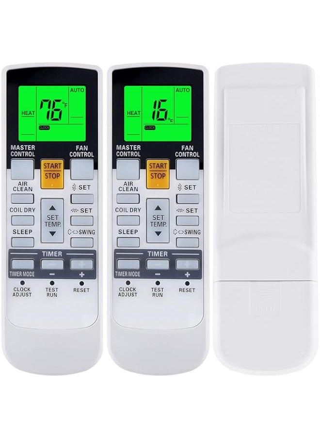 YING RAY Replacement for Fujitsu Air Conditioner Remote Control for Model ASU7RLF1 ARU7RLF ASU9RLF1 ASU12RLF1 ASU9RL2 ASU12RL2 ASU9RLS ASU12RLS2 ASU9RLS2 AUU7RLF(Display in Fahrenheit)