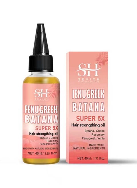 Fenugreek Batana Super 5X Rapid Hair Strengthing Oil