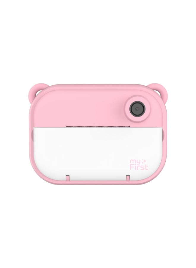 myFirst - Camera Insta 2 | Instant Print Kids Camera, Print in 10 Secs w/ Thermal Paper, Dual Lens 6MP/9MP/12MP, 1080P Video Recording, 2.4" Color Display, Portable & Easy to Use - Pink - Image 1