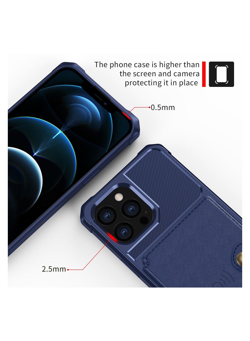 Suteni Leather Protective Back Cover Case Phone Case for iPhone - Image 3