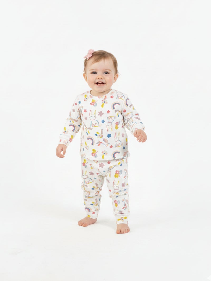 Cloud Fashion Printed Warmy Set - Image 1