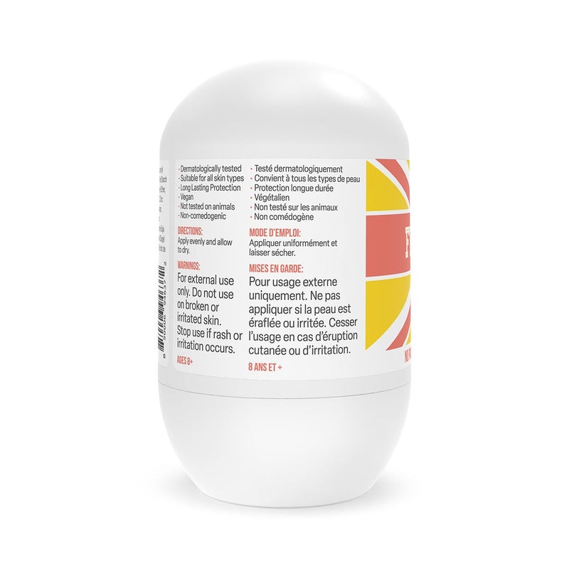 Fresh Kidz Roll On Deodorant for Kids and Teens - Baking Soda and Aluminum-free 24 Hour Protection for Sensitive Skin - Girls "Coral" 1.86 fl.oz. - Image 4