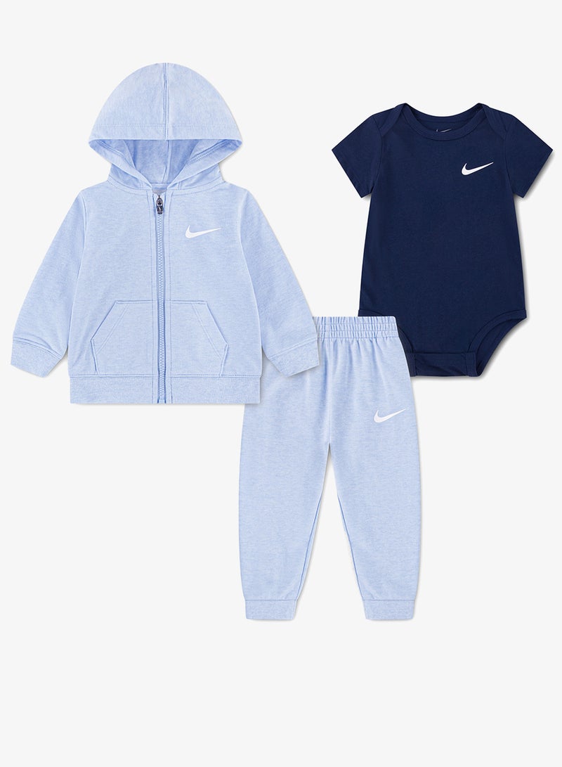 Nike Infant 3 Piece Bodysuit Pant Set - Image 1