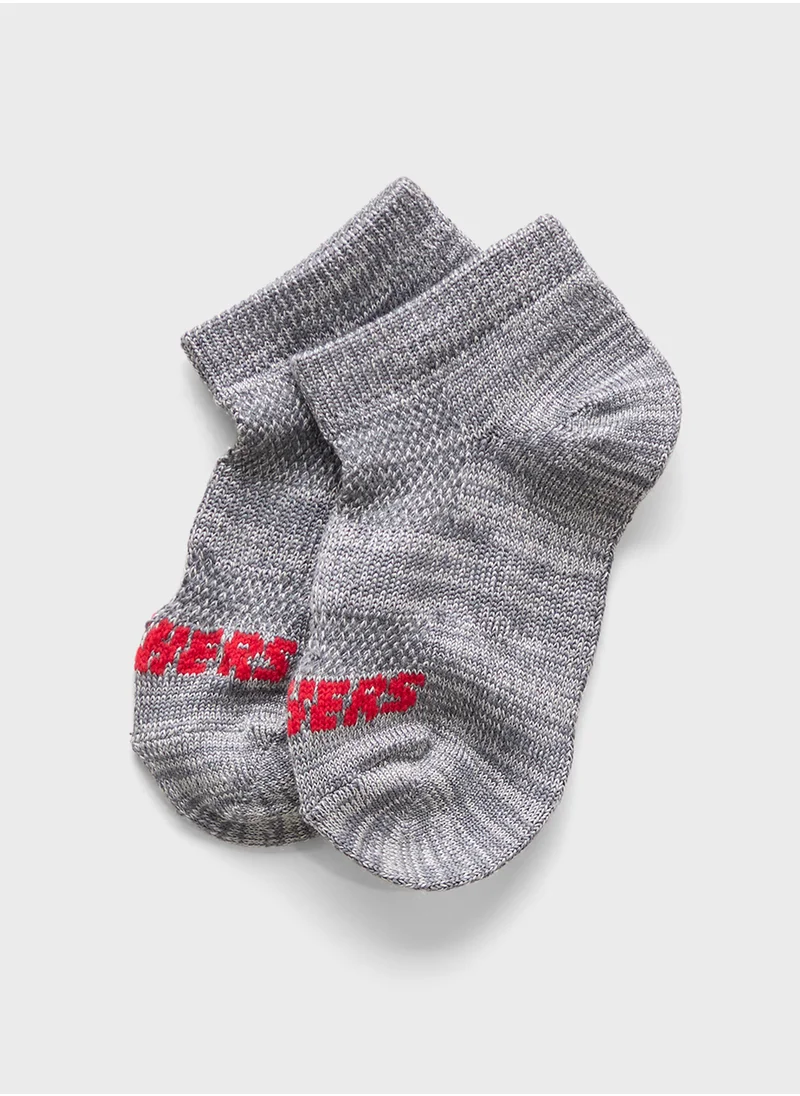 SKECHERS Kids 6 Pack Non Terry Socks