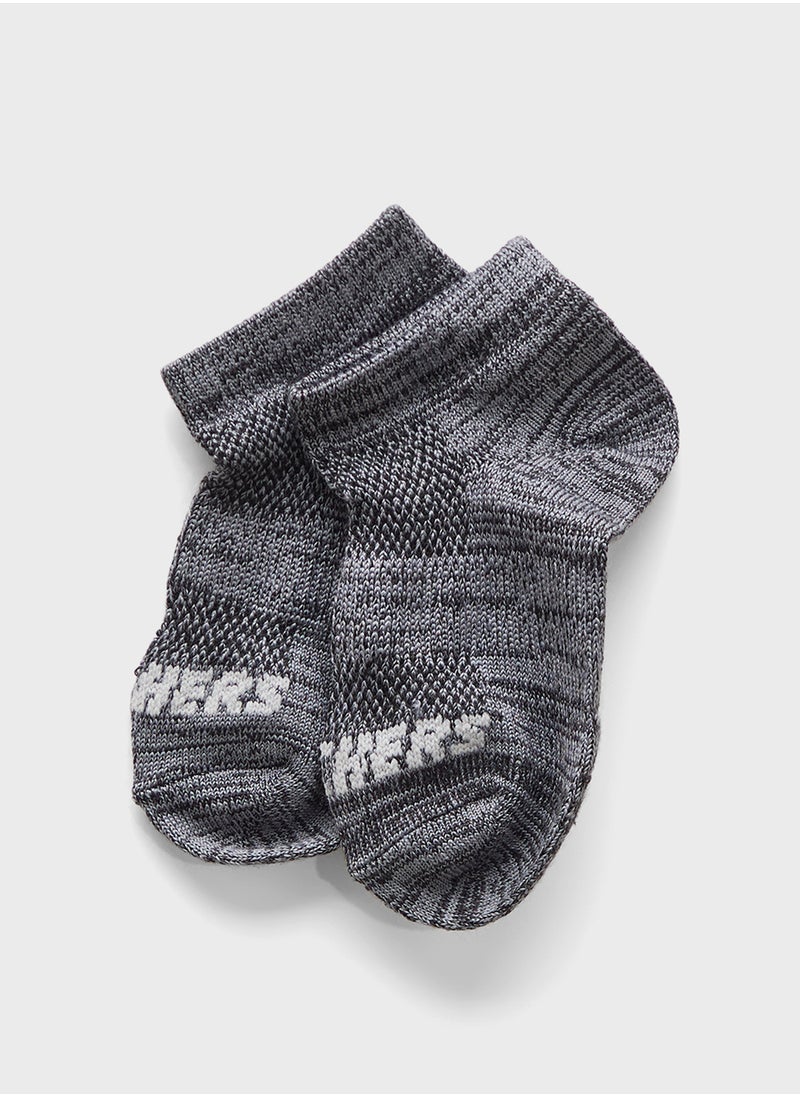 SKECHERS Kids 6 Pack Non Terry Socks  - Image 4