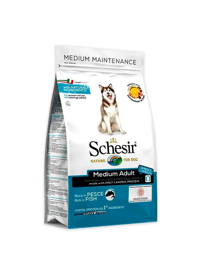 Schesir Maintenance With Fish Medium Adult - 3KG - Image 1