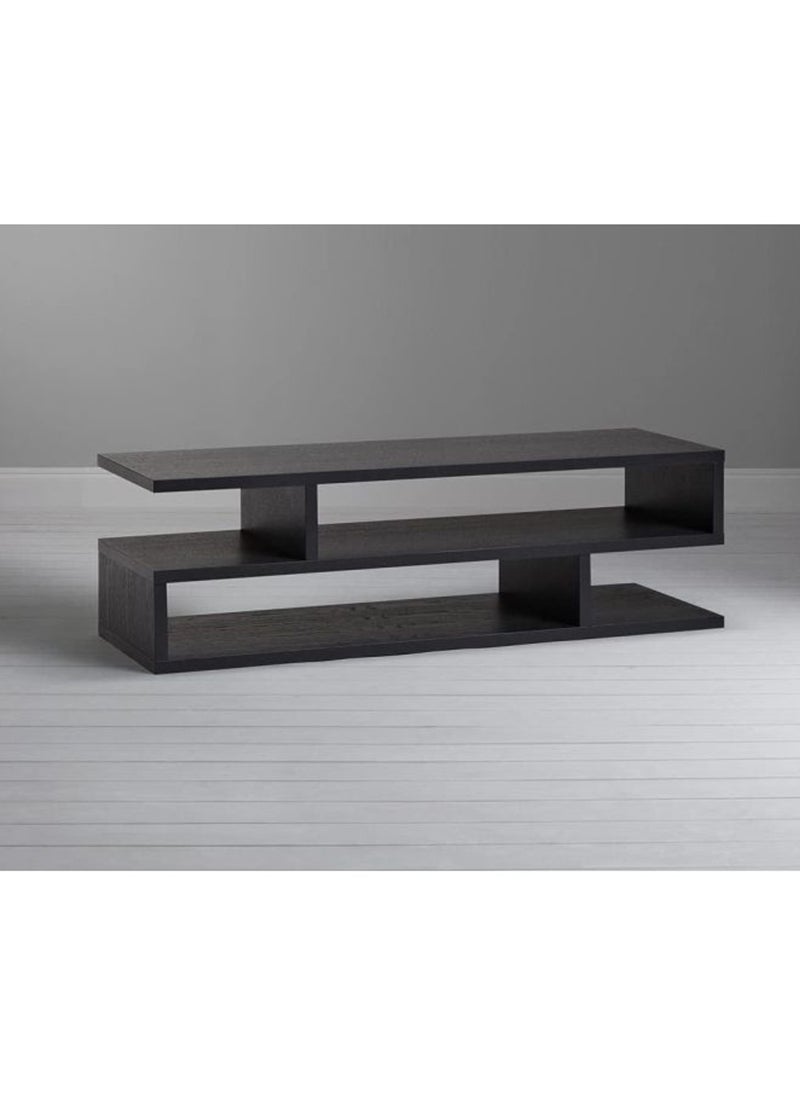 Mahmayi - Mahmayi Black MSR-CT Modern TV Stand with Coffee Table for Laptop Computer/TV/PC/Printer, Multifunctional Systems - Image 1