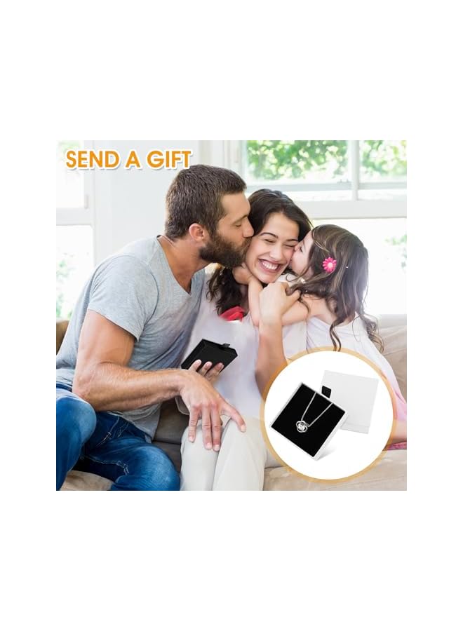 The Bros 2Pcs Jewelry Gift Box Bracelet Gift Boxes Cardboard Jewelry Box Square Necklace Earring Bracelet Gift Box Kraft Organizer Storage Box for Jewellery (Black) - Image 5