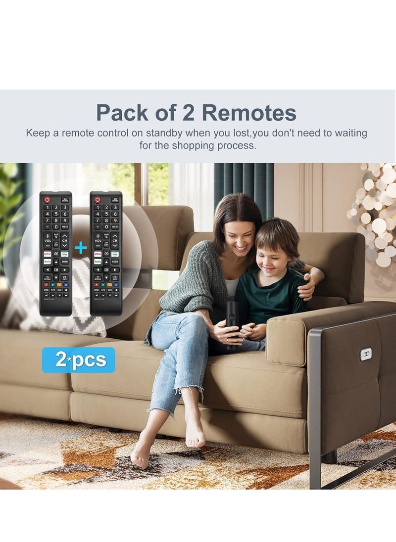 JAJEEK (2 Pack) Universal Remote Control for Smart TV – Compatible with LED, LCD, HDTV, and 4K Smart TVs | No Setup Required | Easy-to-Use Replacement Remote with Long-Range Infrared Signal | Durable  - Image 4
